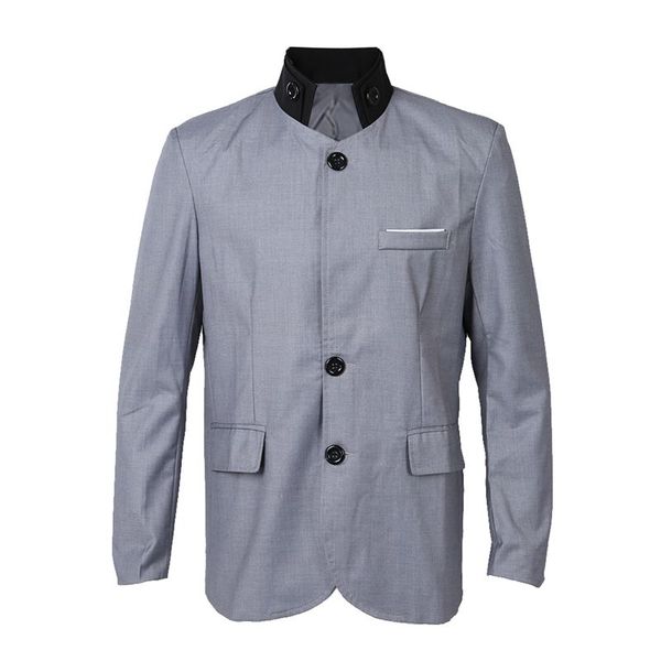new stylish men's casual slim fit two button suit blazer coat jackets - gray cn =us/uk s, White;black
new stylish men's casual slim fit two button suit blazer coat jackets - gray cn =us/uk s, White;black