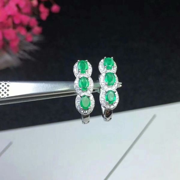 shilovem 925 sterling silver real natural emerald stud earrings classic fine jewelry women wedding wholesale 3*4mm de030401agml cj191203, Golden
shilovem 925 sterling silver real natural emerald stud earrings classic fine jewelry women wedding wholesale 3*4mm de030401agml cj191203, Golden