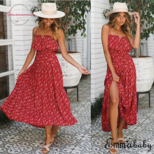 2020 sleeveless womens new floral long maxi dress sleeveless evening party summer beach sundress drop shipping, Black;gray
2020 sleeveless womens new floral long maxi dress sleeveless evening party summer beach sundress drop shipping, Black;gray