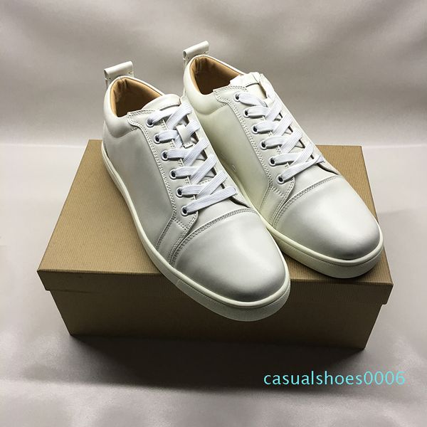 designer shoes for man women red bottoms junior spikes flat sneakers genuine leather fashion paris dress shoes with box c06, Black
designer shoes for man women red bottoms junior spikes flat sneakers genuine leather fashion paris dress shoes with box c06, Black