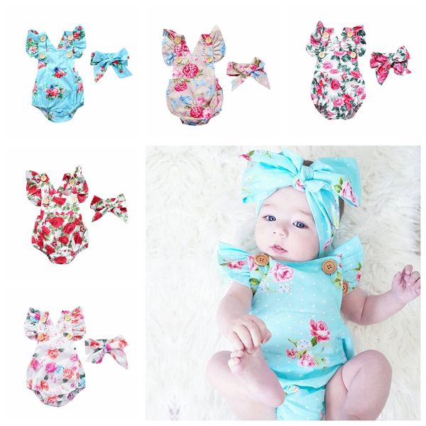 baby floral rompers infant girls bodysuit with headband newborn ruffles sleeve romper summer buttons jumpsuits climb clothing yfa939, Blue
baby floral rompers infant girls bodysuit with headband newborn ruffles sleeve romper summer buttons jumpsuits climb clothing yfa939, Blue