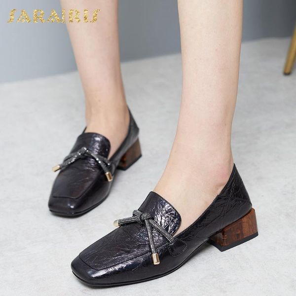 sarairis design genuine cow leather comfortable shoes woman pumps square heels slip-on butterfly pumps women shoes, Black
sarairis design genuine cow leather comfortable shoes woman pumps square heels slip-on butterfly pumps women shoes, Black