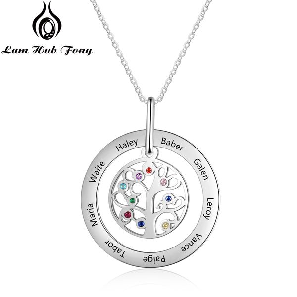 personalized family tree pendant necklace with 9 birthstones tree of life custom name necklace christmas gift (lam hub fong) cj191225, Silver
personalized family tree pendant necklace with 9 birthstones tree of life custom name necklace christmas gift (lam hub fong) cj191225, Silver