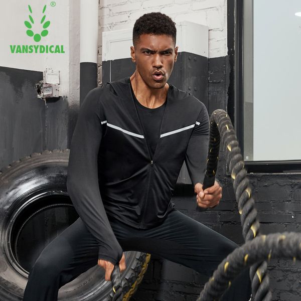 vansydical 2020 mens sportswear running jacket training running hooded jackets fitness gym workout cycling zipper top, Black;red
vansydical 2020 mens sportswear running jacket training running hooded jackets fitness gym workout cycling zipper top, Black;red