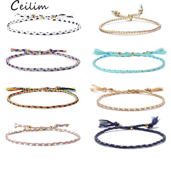 colorful handmade braided rope bracelet with friendship card for women girls fashion designer polyester thread bracelet beach jewelry, Golden;silver
colorful handmade braided rope bracelet with friendship card for women girls fashion designer polyester thread bracelet beach jewelry, Golden;silver