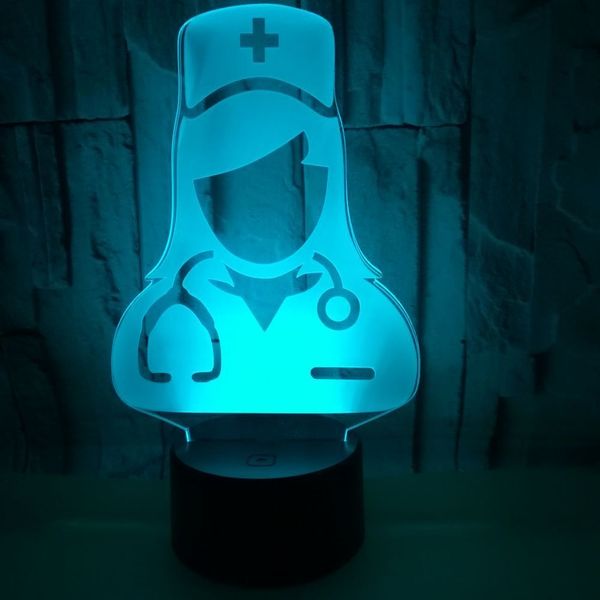 new pattern gift customized figure series 3d small night-light colorful touch switch remote control nurse 3d small desk lamp
new pattern gift customized figure series 3d small night-light colorful touch switch remote control nurse 3d small desk lamp