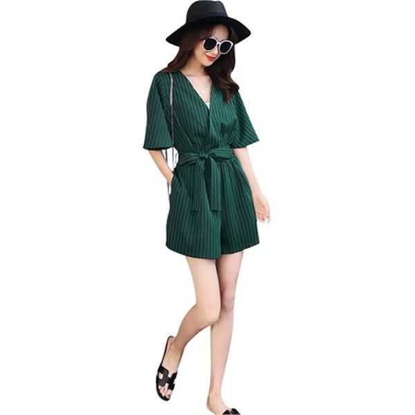 large size 4xl women new slim bodysuit slimming 2020 summer trumpet sleeves v-neck striped wild jumpsuit shorts female b155, Black;white
large size 4xl women new slim bodysuit slimming 2020 summer trumpet sleeves v-neck striped wild jumpsuit shorts female b155, Black;white