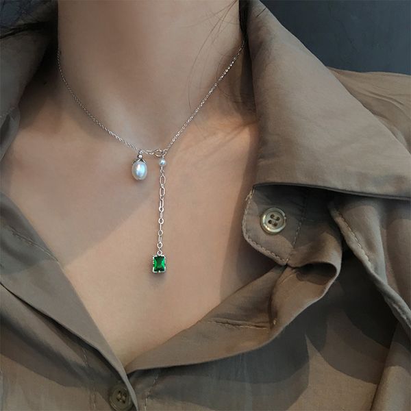s925 sterling silver square zircon necklace pendant pearl chain women fashion vintage kpop dainty jewelry wholesale
s925 sterling silver square zircon necklace pendant pearl chain women fashion vintage kpop dainty jewelry wholesale