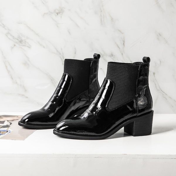 shoes lady boots winter footwear round toe boots-women luxury designer ladies autumn 2020 2019 elegant fashion rock med rubber, Black
shoes lady boots winter footwear round toe boots-women luxury designer ladies autumn 2020 2019 elegant fashion rock med rubber, Black