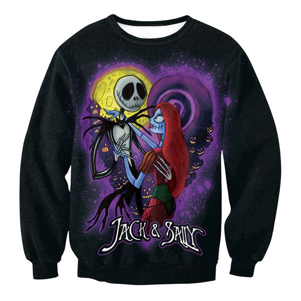 halloween couple new fashion hoodies european and american 3d christmas round collar couples hoodie casual regular clothing, Black
halloween couple new fashion hoodies european and american 3d christmas round collar couples hoodie casual regular clothing, Black