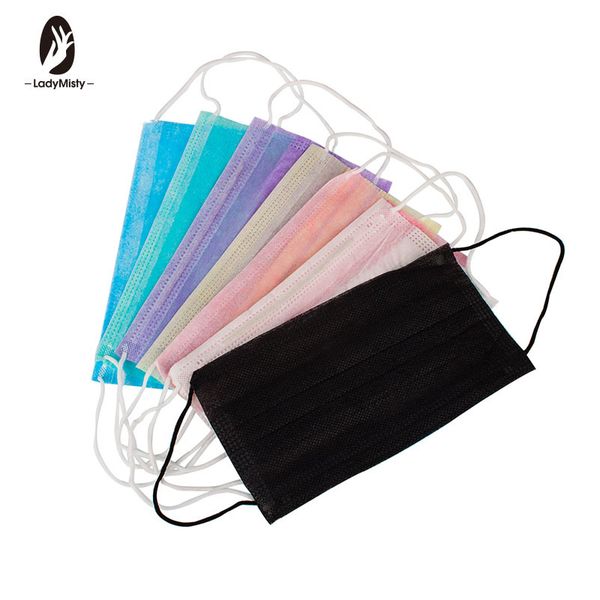 ladymisty 20pcs/pack black windproof mask disposable anti-dust mouth nose face care eyelash extension non-woven fabric masks
ladymisty 20pcs/pack black windproof mask disposable anti-dust mouth nose face care eyelash extension non-woven fabric masks