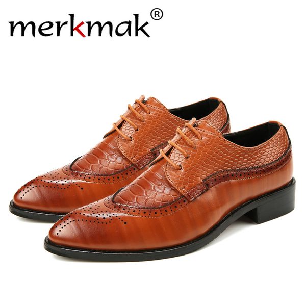 merkmak 38-48 fashion leather shoes men dress shoe pointed oxfords shoes for men lace up designer luxury formal 2018, Black
merkmak 38-48 fashion leather shoes men dress shoe pointed oxfords shoes for men lace up designer luxury formal 2018, Black