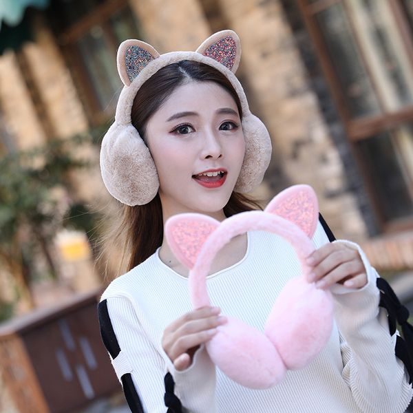 fashion cat ears shiny earmuffs winter cute cartoon earmuffs cute cold ear warmer, Blue;gray
fashion cat ears shiny earmuffs winter cute cartoon earmuffs cute cold ear warmer, Blue;gray