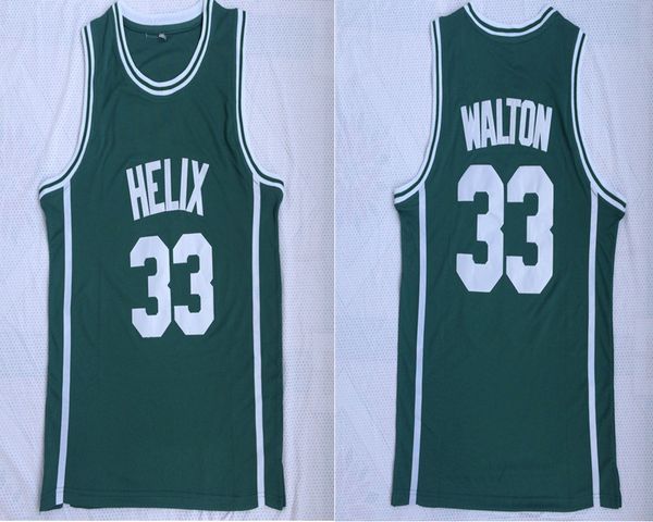 Bill Walton #33 Helix High School Green Embroidered Jersey Stitched S-2XL 
Bill Walton #33 Helix High School Green Embroidered Jersey Stitched S-2XL