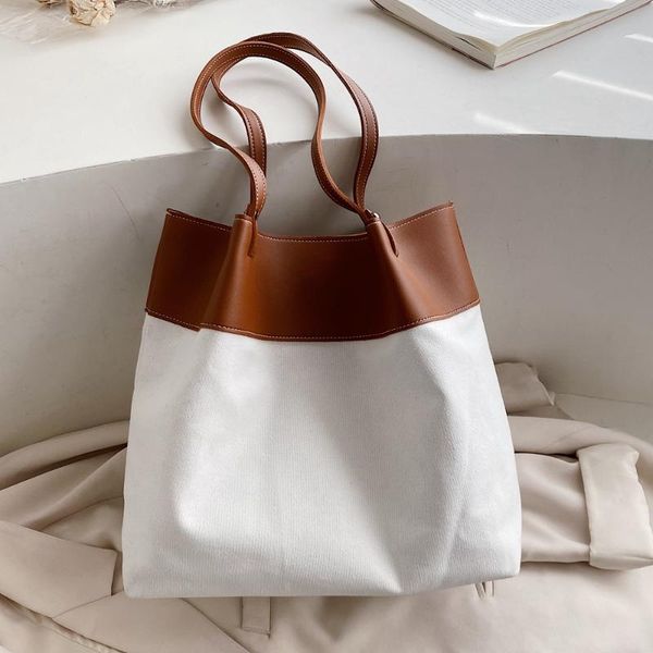 2020 large pocket casual tote fold women's handbag shoulder canvas leather capacity bags female bolsa feminina
2020 large pocket casual tote fold women's handbag shoulder canvas leather capacity bags female bolsa feminina