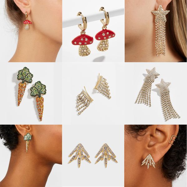 ladyfirsy ba cute carrot drop earrings for women new fashion andromeda centauri shape rhinestone wedding gifts dangle earring, Silver
ladyfirsy ba cute carrot drop earrings for women new fashion andromeda centauri shape rhinestone wedding gifts dangle earring, Silver
