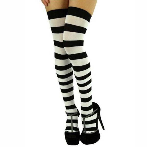 high kid girls women thigh high over knee stockings long cotton polyester stockings girls tights striped stockings cotton cloth, Blue
high kid girls women thigh high over knee stockings long cotton polyester stockings girls tights striped stockings cotton cloth, Blue