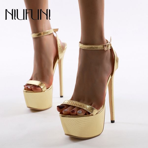 plus size 35-42 platform women's sandals ultra 16cm stiletto high heels niufuni peep toe buckle wedding shoes for women, Black
plus size 35-42 platform women's sandals ultra 16cm stiletto high heels niufuni peep toe buckle wedding shoes for women, Black
