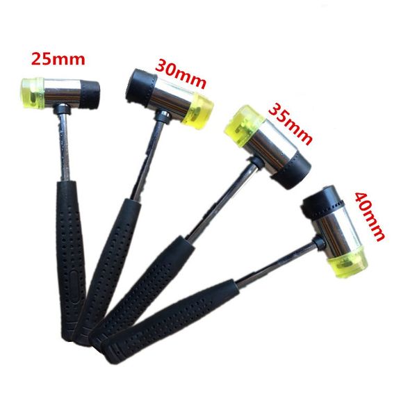 50pcs/lot 25mm 30mm 35mm 40mm rubber hammer double faced work glazing window beads hammer nylon head mallet tool wholesale
50pcs/lot 25mm 30mm 35mm 40mm rubber hammer double faced work glazing window beads hammer nylon head mallet tool wholesale