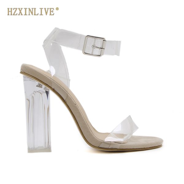 2019 summer transparent heels women sandals pvc clear heels shoes woman ankle strap perspex high heels shoes plus size 9 11 c15, Black
2019 summer transparent heels women sandals pvc clear heels shoes woman ankle strap perspex high heels shoes plus size 9 11 c15, Black