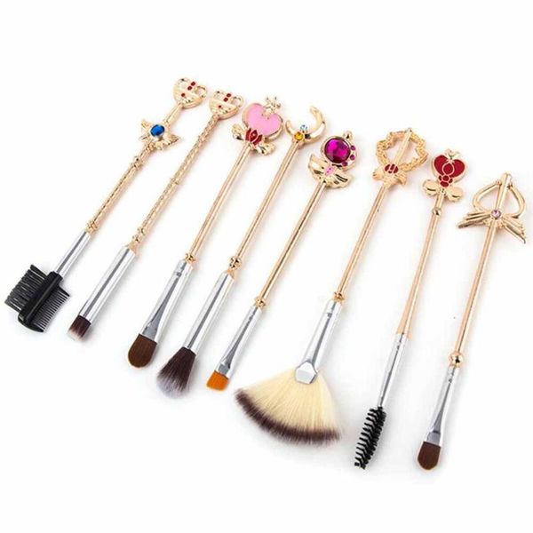 8pcs sailor moon makeup brush kit makeup brush powder foundation blush blending magical cosmetic tool with pink
8pcs sailor moon makeup brush kit makeup brush powder foundation blush blending magical cosmetic tool with pink