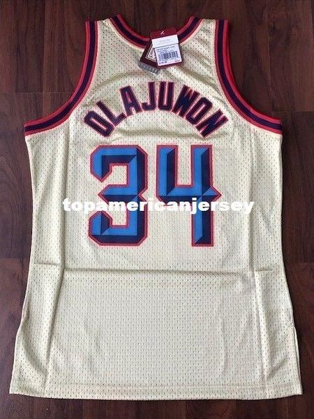 sewn hakeem olajuwon #34 gold retro shirt size xs-6xl jersey 1996-97 mitchell and ness basketball jerseys ncaa, Gray
sewn hakeem olajuwon #34 gold retro shirt size xs-6xl jersey 1996-97 mitchell and ness basketball jerseys ncaa, Gray