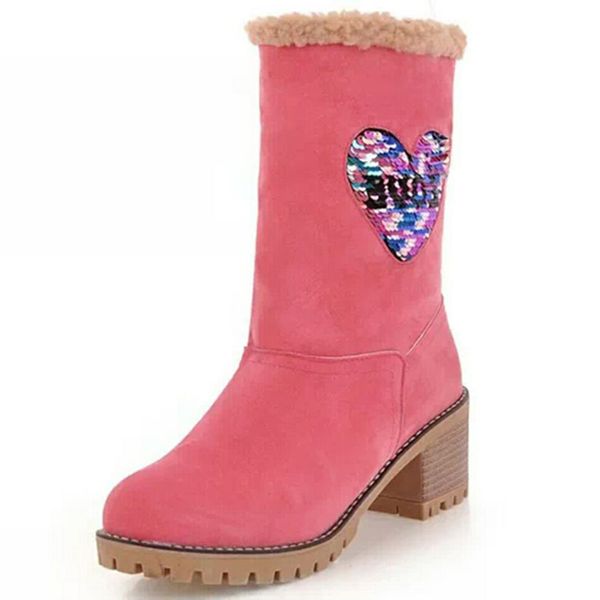 jouir talons dropship 2020 women shoes woman flock plush square heel slip on snow boots russia winter mid calf boots female, Black
jouir talons dropship 2020 women shoes woman flock plush square heel slip on snow boots russia winter mid calf boots female, Black