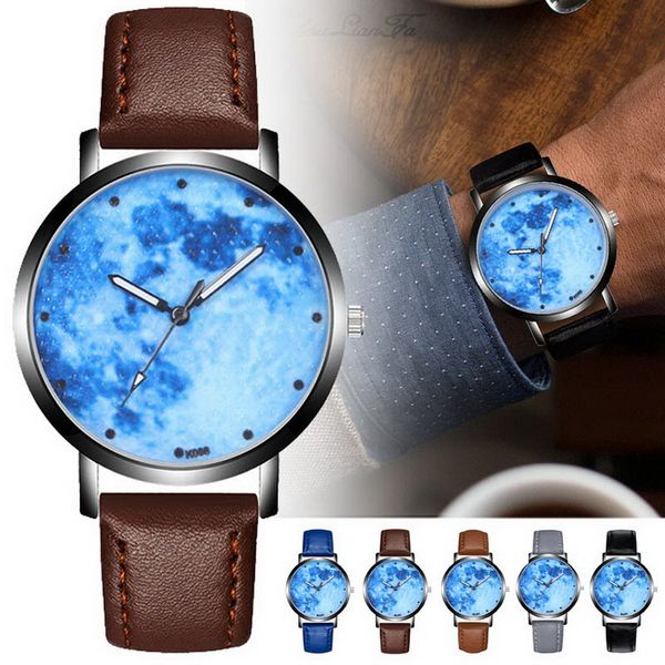 men quartz watch adjustable leather band sports casual watches gift ll@17, Slivery;brown
men quartz watch adjustable leather band sports casual watches gift ll@17, Slivery;brown