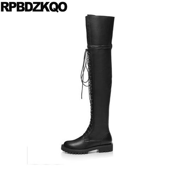 shoes faux fur brand women winter boots genuine leather thigh high handmade tall lace up round toe flat black long over the knee
shoes faux fur brand women winter boots genuine leather thigh high handmade tall lace up round toe flat black long over the knee