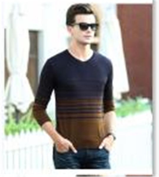 striped print mens t shirts spring fashion designer long sleeved male clothing v neck mens shirts, White;black
striped print mens t shirts spring fashion designer long sleeved male clothing v neck mens shirts, White;black