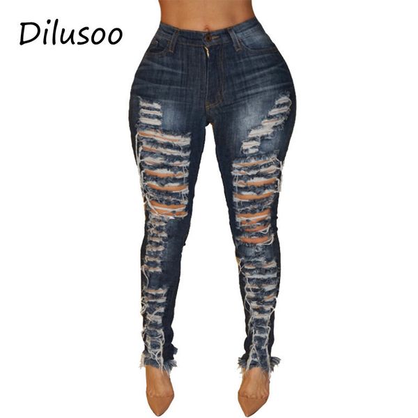 dilusoo women high waist jeans pants ripped pencil pants holes denim jeans 4 season women casual europe female trousers, Blue
dilusoo women high waist jeans pants ripped pencil pants holes denim jeans 4 season women casual europe female trousers, Blue
