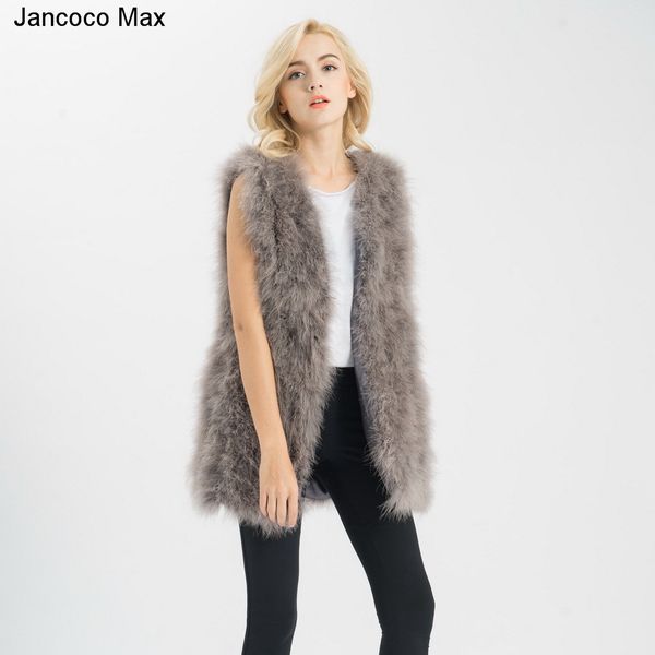 jancoco max s1007 реальный мех жилет или подлинная страуса / турция перо меха длинный жилет женщин новая мода куртки, Black
jancoco max s1007 реальный мех жилет или подлинная страуса / турция перо меха длинный жилет женщин новая мода куртки, Black