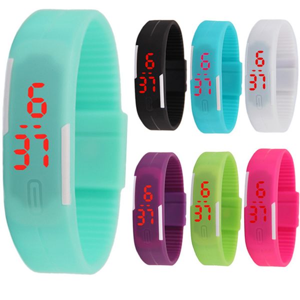 led digital display touch screen watch sports rectangle candy rubber belt silicone bracelets wrist watches wristwatch 15 colors, Blue
led digital display touch screen watch sports rectangle candy rubber belt silicone bracelets wrist watches wristwatch 15 colors, Blue