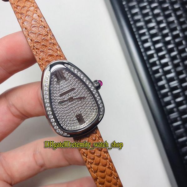 serpenti 103129 silver diamonds dial swiss quartz womens watch diamonds bezel brown double circle leather bracelet lady watches, Slivery;brown
serpenti 103129 silver diamonds dial swiss quartz womens watch diamonds bezel brown double circle leather bracelet lady watches, Slivery;brown