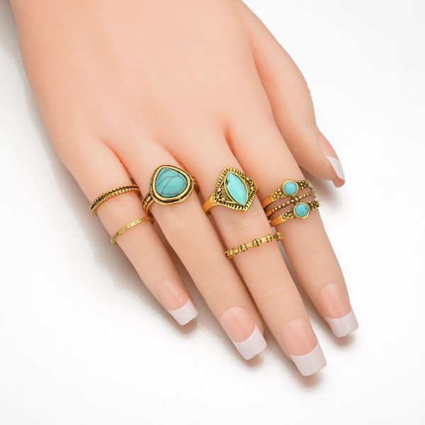 8pcs/set vintage jewelry tibetan geometric gold color ring set for woman man anillos punk natural stone knuckle rings r475, Golden;silver
8pcs/set vintage jewelry tibetan geometric gold color ring set for woman man anillos punk natural stone knuckle rings r475, Golden;silver