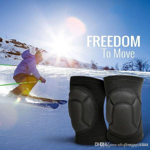 1 pair protective knee pads thick sponge high elastic collision avoidance kneepads for outdoor sports, Black;gray
1 pair protective knee pads thick sponge high elastic collision avoidance kneepads for outdoor sports, Black;gray
