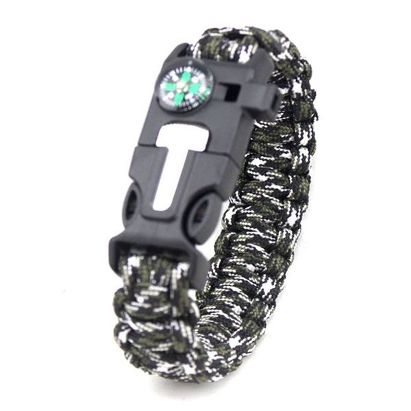 military emergency paracord survival bracelet parachute no flint outdoor scraper whistle buckle for jewelry men & women
military emergency paracord survival bracelet parachute no flint outdoor scraper whistle buckle for jewelry men & women
