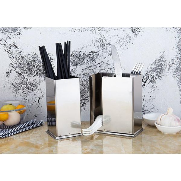 cutlery holder, kitchen utensils organizer - stainless steel, silver 
cutlery holder, kitchen utensils organizer - stainless steel, silver