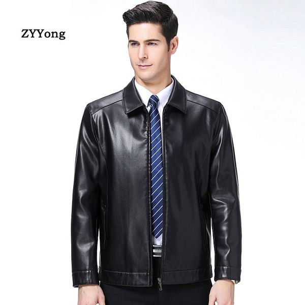 brand autumn winter men pu leather jackets men's turndown collar leather jacket and coat male clothing, Black
brand autumn winter men pu leather jackets men's turndown collar leather jacket and coat male clothing, Black