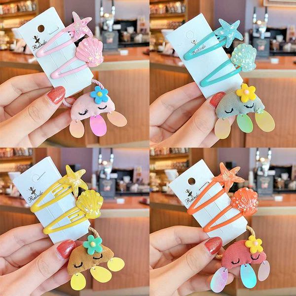 3 pcs/set children cute colors starfish shell hair bands hairpins girls lovely hair clips kids rubber bands accessories, Slivery;white
3 pcs/set children cute colors starfish shell hair bands hairpins girls lovely hair clips kids rubber bands accessories, Slivery;white
