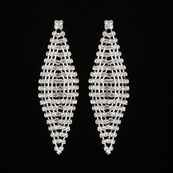 diamond shape earring with zirconium shi liusu earrings, Golden
diamond shape earring with zirconium shi liusu earrings, Golden