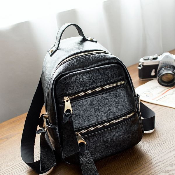 2018 new shoulders bag female fashion personality double zipper backpack trend large capacity pu leather women's backpack
2018 new shoulders bag female fashion personality double zipper backpack trend large capacity pu leather women's backpack
