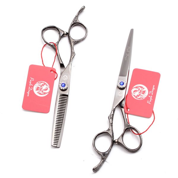 left-hand 5.5" jp titanium purple dragon black color haircut set cutting shears thinning scissors hair scissors hairdresser's scis
left-hand 5.5" jp titanium purple dragon black color haircut set cutting shears thinning scissors hair scissors hairdresser's scis