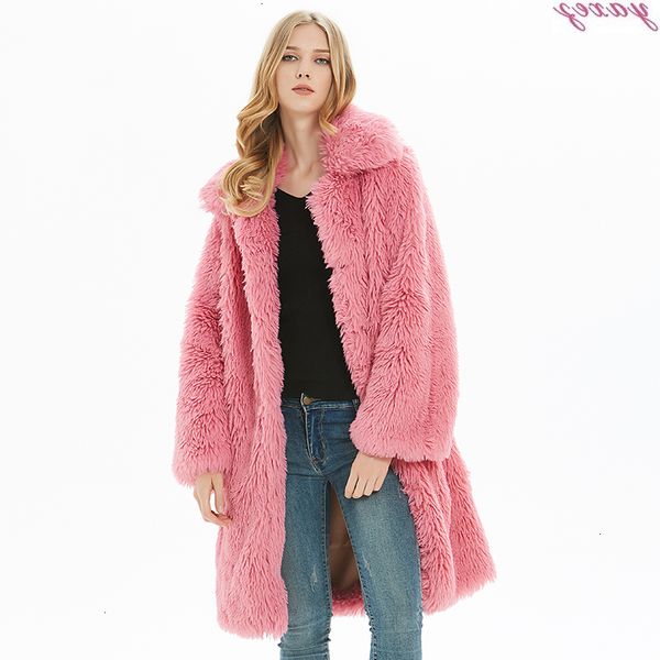 2019 winter warm long faux fur coat colorful lapel loose fluffy fake fur jacket korean vintage pink black plush coats dt191029
2019 winter warm long faux fur coat colorful lapel loose fluffy fake fur jacket korean vintage pink black plush coats dt191029
