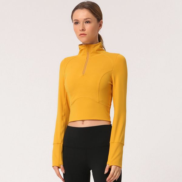 women autumn zipper sport shirts yoga cropped long sleeve runing shirts gym fitness clothes women workout top, White;red
women autumn zipper sport shirts yoga cropped long sleeve runing shirts gym fitness clothes women workout top, White;red