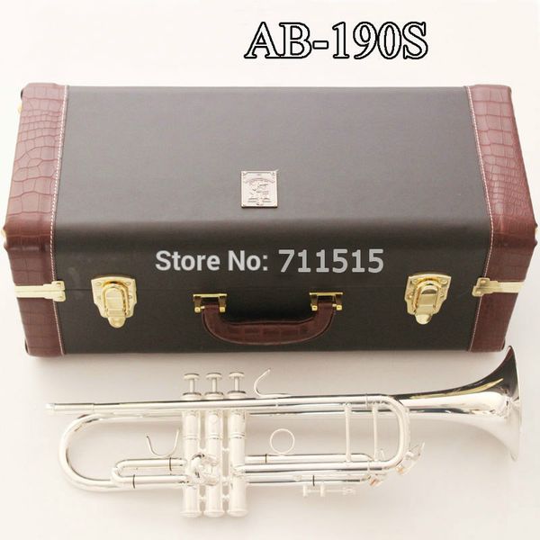 New arrival bach ab 190 bra bb trumpet ilver plated profe ional mu ical in trument with ca e acce orie
New arrival bach ab 190 bra bb trumpet ilver plated profe ional mu ical in trument with ca e acce orie