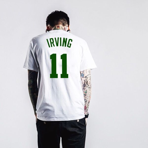 basketball star funs t shirt men design sports t shirts number 11 irving tees casual tshirts men short sleeve whitet-shirt new designer, White;black
basketball star funs t shirt men design sports t shirts number 11 irving tees casual tshirts men short sleeve whitet-shirt new designer, White;black