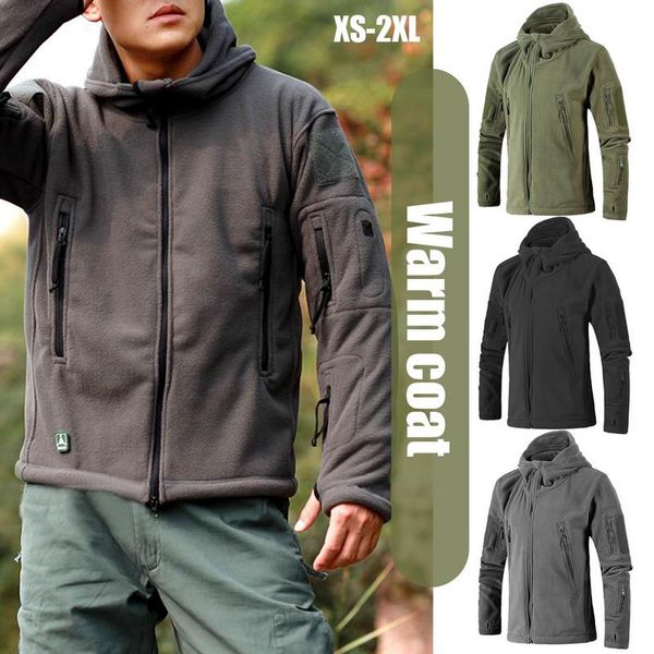 men jacket coat tactical fleece jacket uniform soft shell casual hooded men thermal army clothing, Blue;black
men jacket coat tactical fleece jacket uniform soft shell casual hooded men thermal army clothing, Blue;black