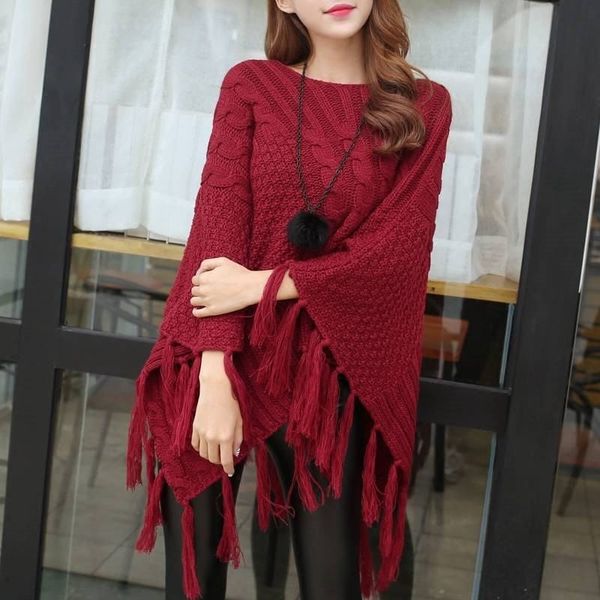 2019 spring autumn women v-neck hollow-out tassel warm knitted scarf shawl sweater female batwing sleevetricot poncho wrap k169, Black
2019 spring autumn women v-neck hollow-out tassel warm knitted scarf shawl sweater female batwing sleevetricot poncho wrap k169, Black