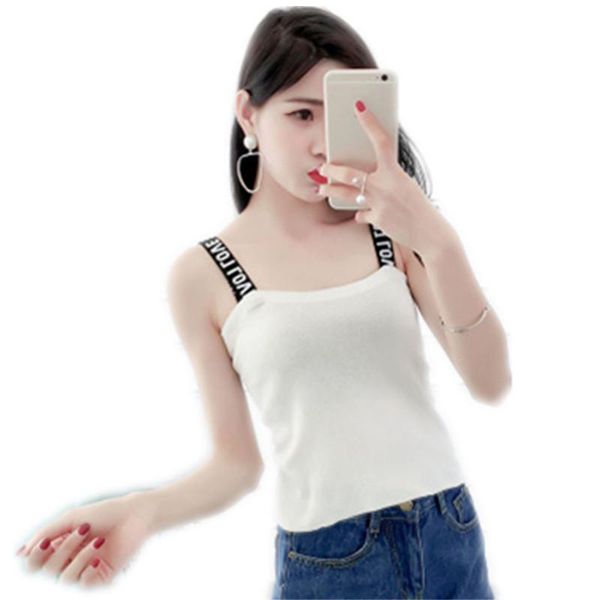 chic crop women camisole letter tank female cropped summer black white strap sleeveless cami vest feminino quality
chic crop women camisole letter tank female cropped summer black white strap sleeveless cami vest feminino quality